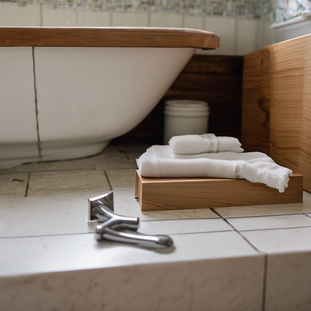 An elegant walk-in tub with the door open, showcasing the low-entry threshold, built-in seat, and chrome grab bars in a brightly lit, modern bathroom.