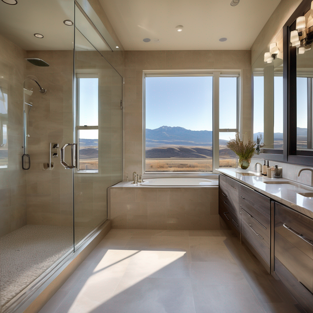 A homeowner adjusts the precise temperature on a digital smart shower valve, a key component in automated water temperature controls for advanced scald prevention.