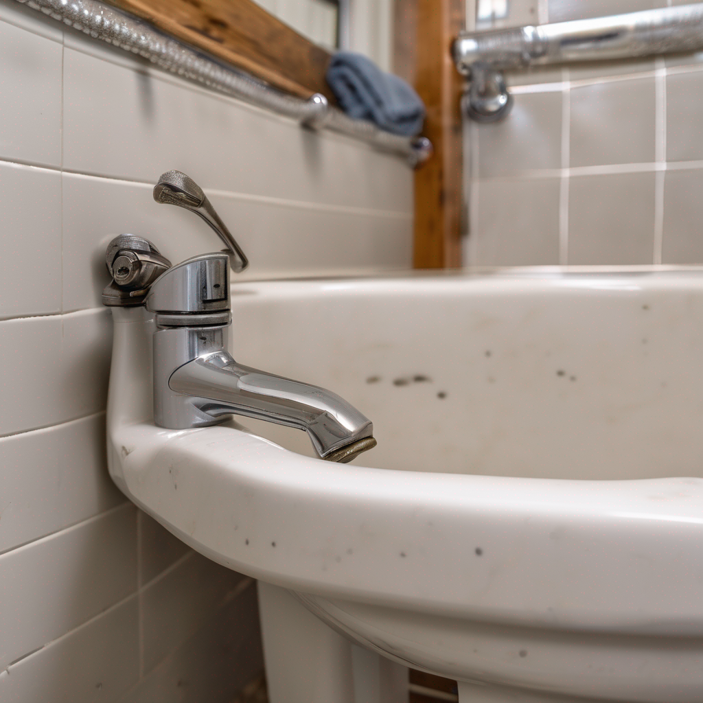 A certified plumber from Urban Design & Remodel installs a high-performance thermostatic mixing valve, demonstrating the professional integration of automated scald prevention systems.