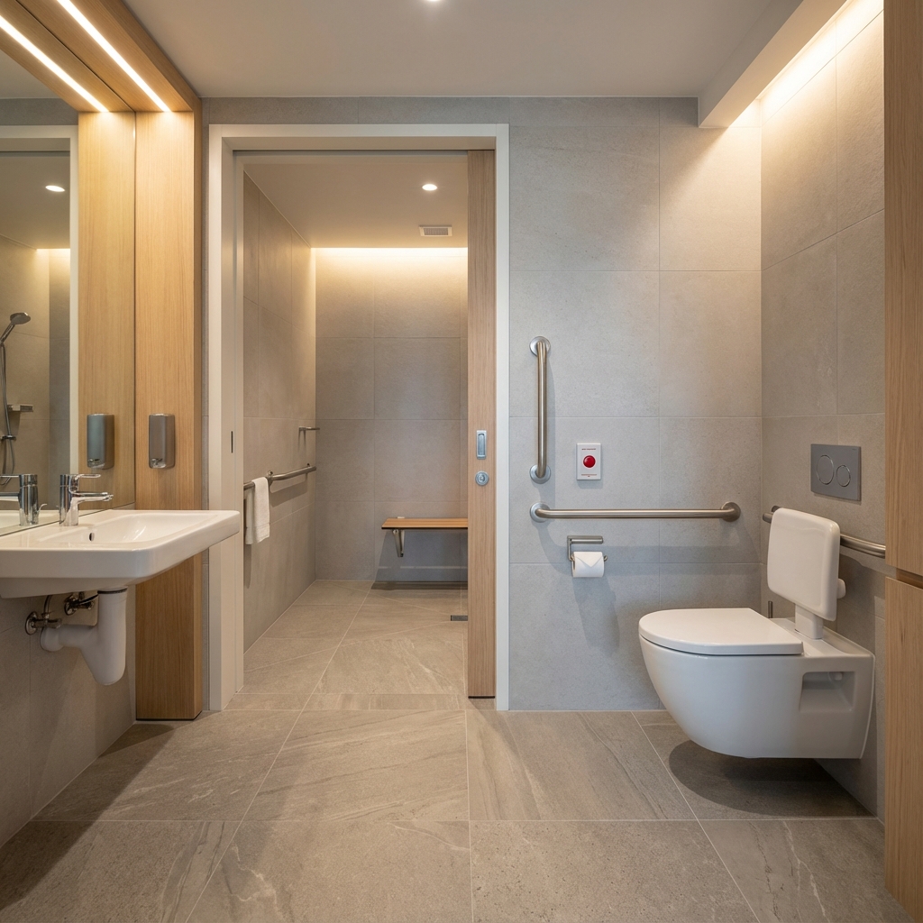 ADA-Compliant Bathroom Features