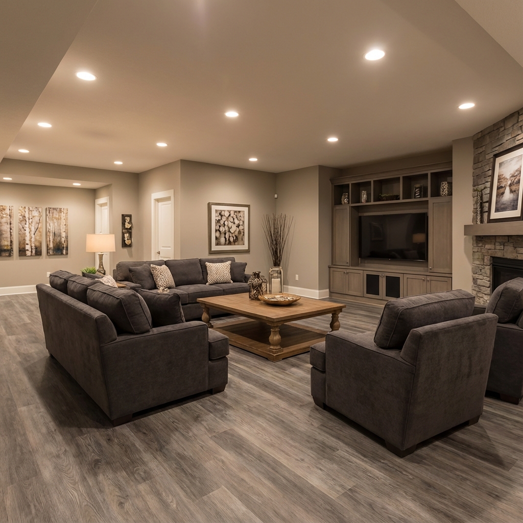 Finished Basement Remodel West Jordan